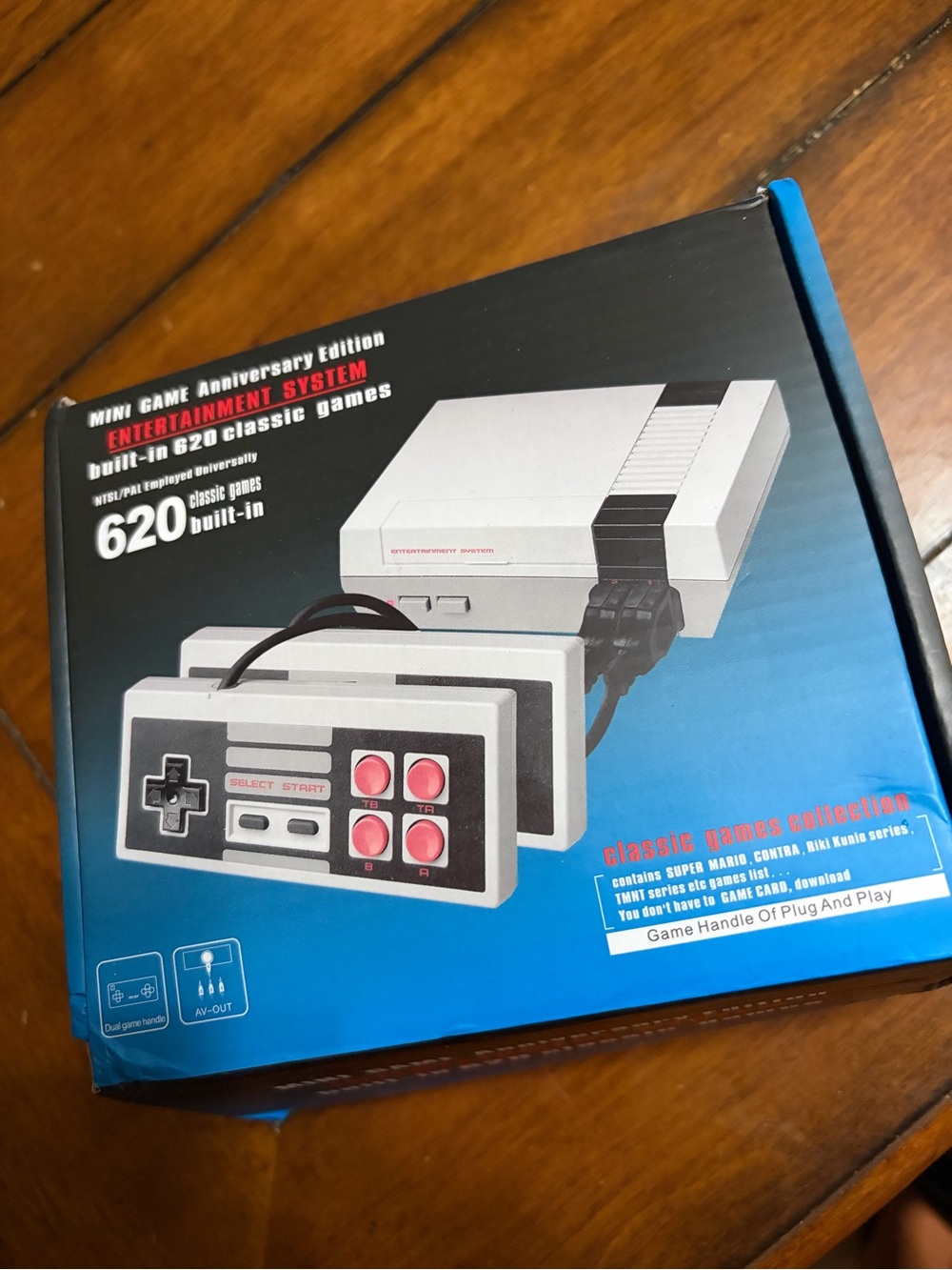Retro Mini Game Console - Gray and Black Classic Edition